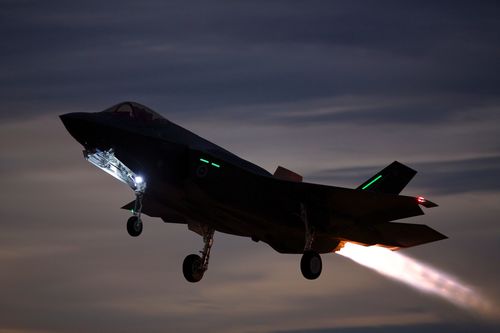 F-35 fighter Stock Photo 08