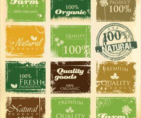 Farm fresh stamp vintage vector