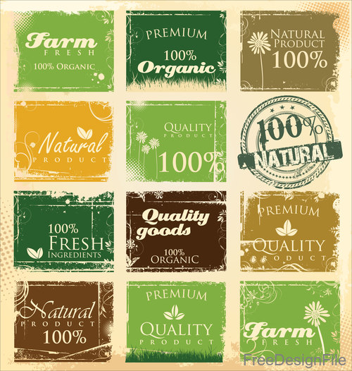 Farm fresh stamp vintage vector