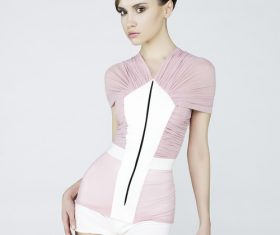 Fashion girls different hairstyles Stock Photo 01