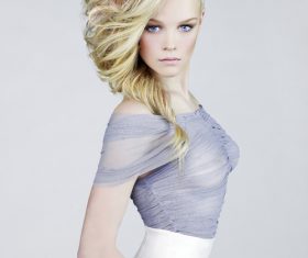 Fashion girls different hairstyles Stock Photo 05