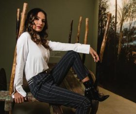 Female clothing model Stock Photo 05