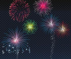 Festival firework beautiful design vector 01