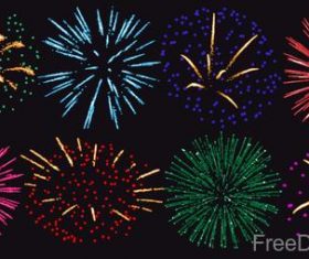 Festival firework beautiful design vector 02