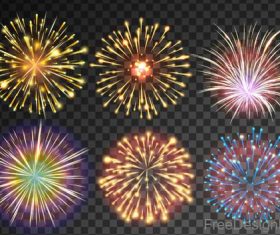 Festival firework beautiful design vector 04