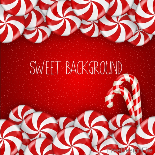 Fresh sweet background vector material 03