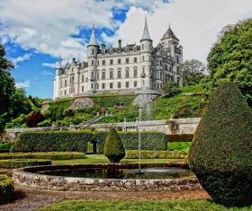 Gorgeous castle Stock Photo 06