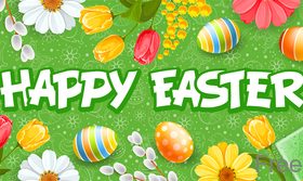 Happy easter festival design vector set 03