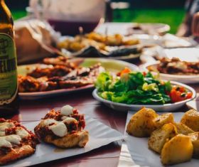 Hearty food Stock Photo 09