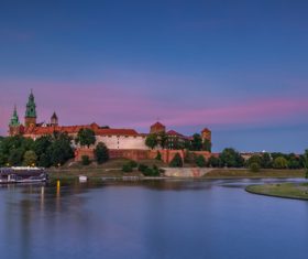Krakow city landscape Poland Stock Photo 03
