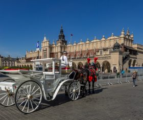 Krakow city landscape Poland Stock Photo 04
