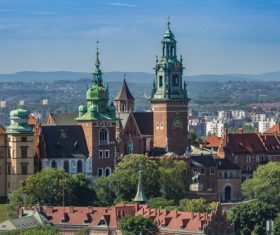 Krakow city landscape Poland Stock Photo 05