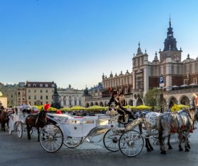 Krakow city landscape Poland Stock Photo 07