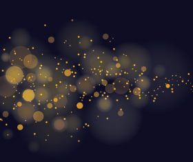 Light glowing effect with blurs background vector 01