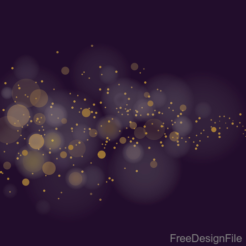 Light glowing effect with blurs background vector 02