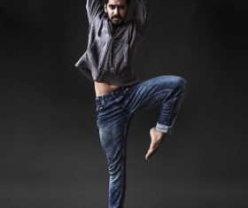 Man dancing ballet Stock Photo