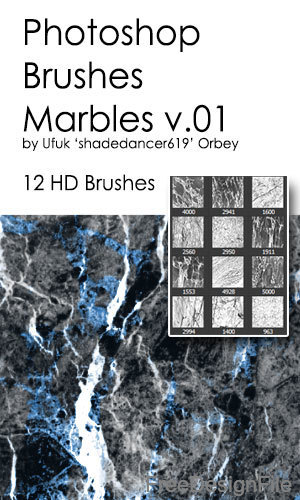 Marble HD Photoshop Brushes