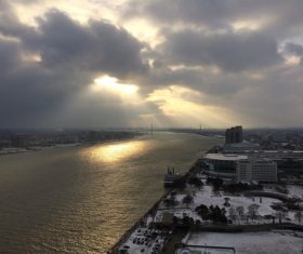 Michigan Cityscape Stock Photo 01