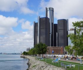 Michigan Cityscape Stock Photo 02