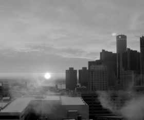 Michigan Cityscape Stock Photo 04