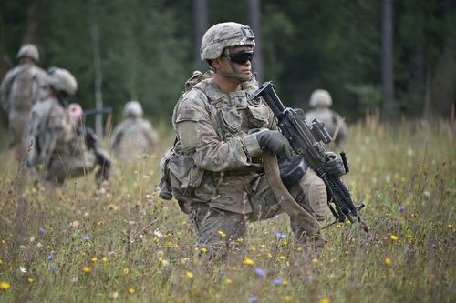 Military exercises Stock Photo 09
