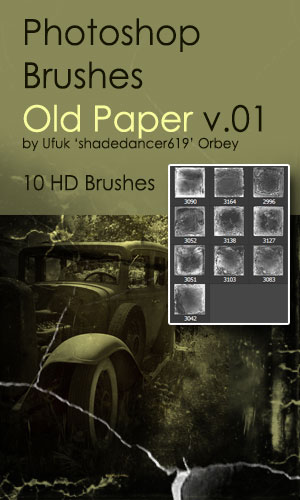Old Paper Photoshop Brushes