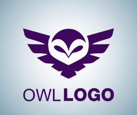 Owl logo design vectors set 01