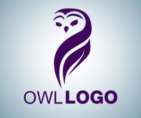 Owl logo design vectors set 02