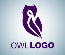 Owl logo design vectors set 03