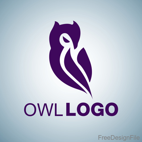 Owl logo design vectors set 03
