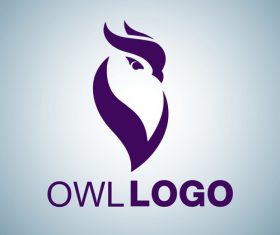Owl logo design vectors set 04