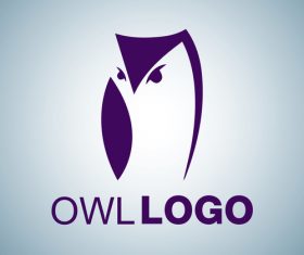 Owl logo design vectors set 06