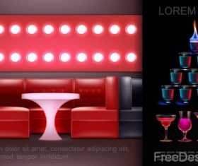 Party creative poster vector