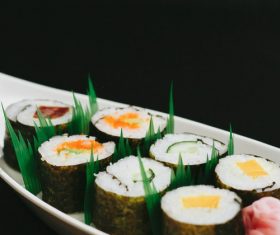 Pirate ship sushi Stock Photo