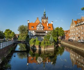 Polish city Gdansk city scenery Stock Photo 04