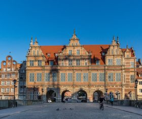 Polish city Gdansk city scenery Stock Photo 08
