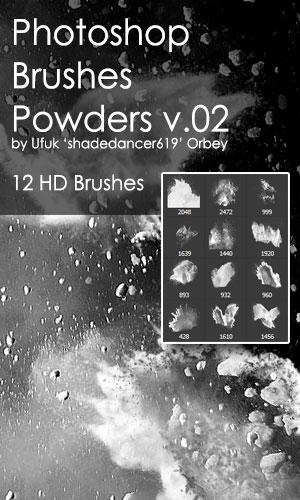 Powders HD Photoshop Brushes