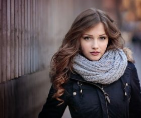 Pretty women face portrait Stock Photo