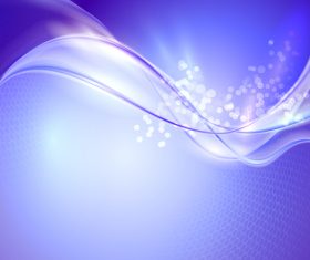 Purple transparent wave abstract vector 03