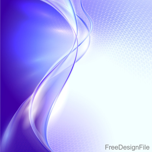 Purple transparent wave abstract vector 04