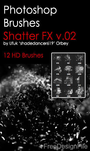 Shatter HD Photoshop Brushes 01