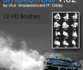 Smoke Trails Photoshop Brushes 02