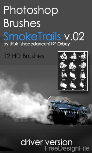Smoke Trails Photoshop Brushes 02