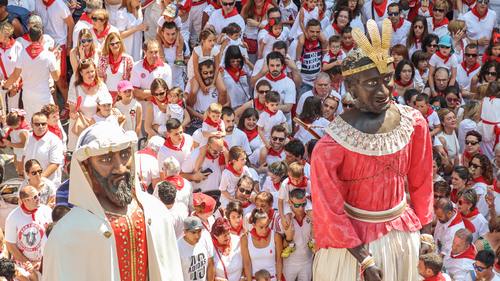 Spanish San Fermin Festival Stock Photo 05