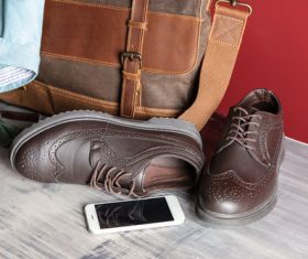 Stock Photo Shoes bag tie stylish mens accessories photo 03