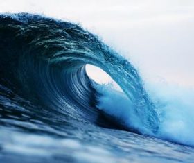 The waves of the sea Stock Photo 02