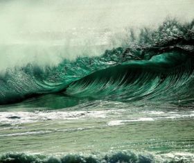 The waves of the sea Stock Photo 03