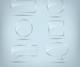 Transparent frame and shadow design vectors