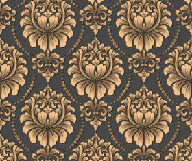 Vector damask seamless pattern element 01