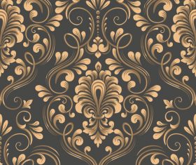 Vector damask seamless pattern element 05